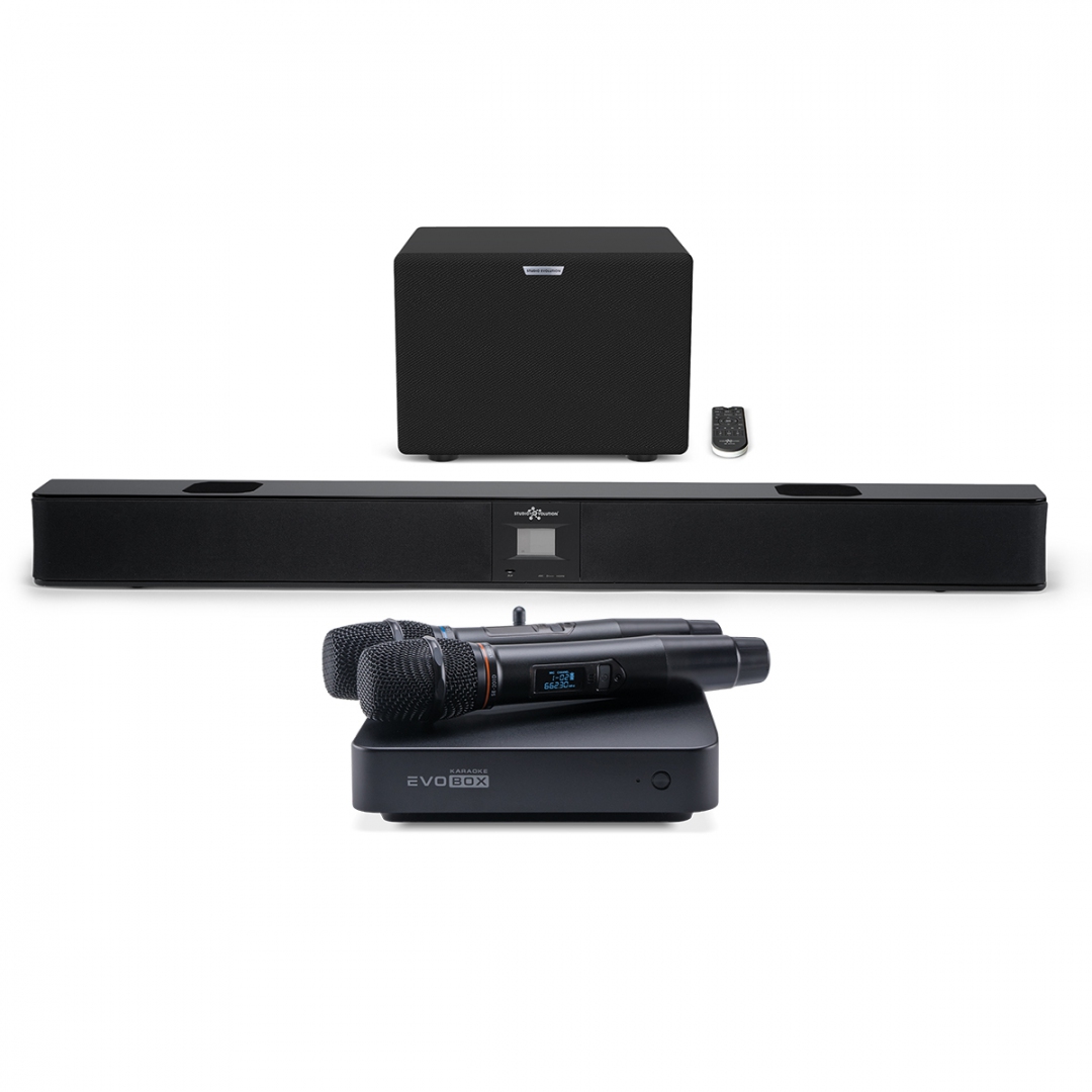 караоке-комплект EVOBOX Plus + EvoSound Bar (саундбар с караоке) в Сатке
