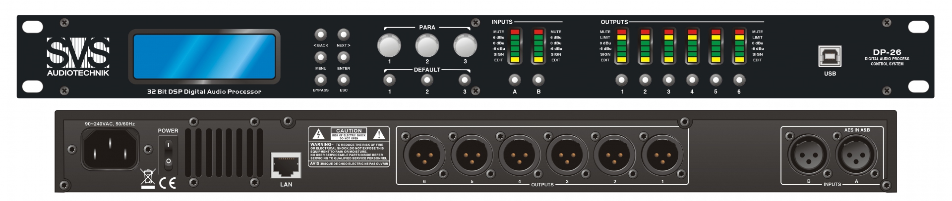 SVS Audiotechnik DP-26 Цифровой процессор: 2 входа 6 выходов в Сатке