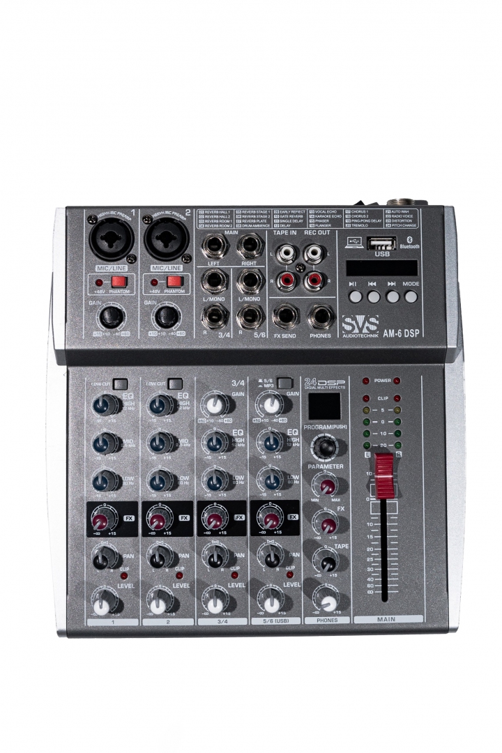 SVS Audiotechnik mixers AM-6 DSP Микшерный пульт аналоговый, 6-канальный SVS Audiotechnik mixers в Сатке