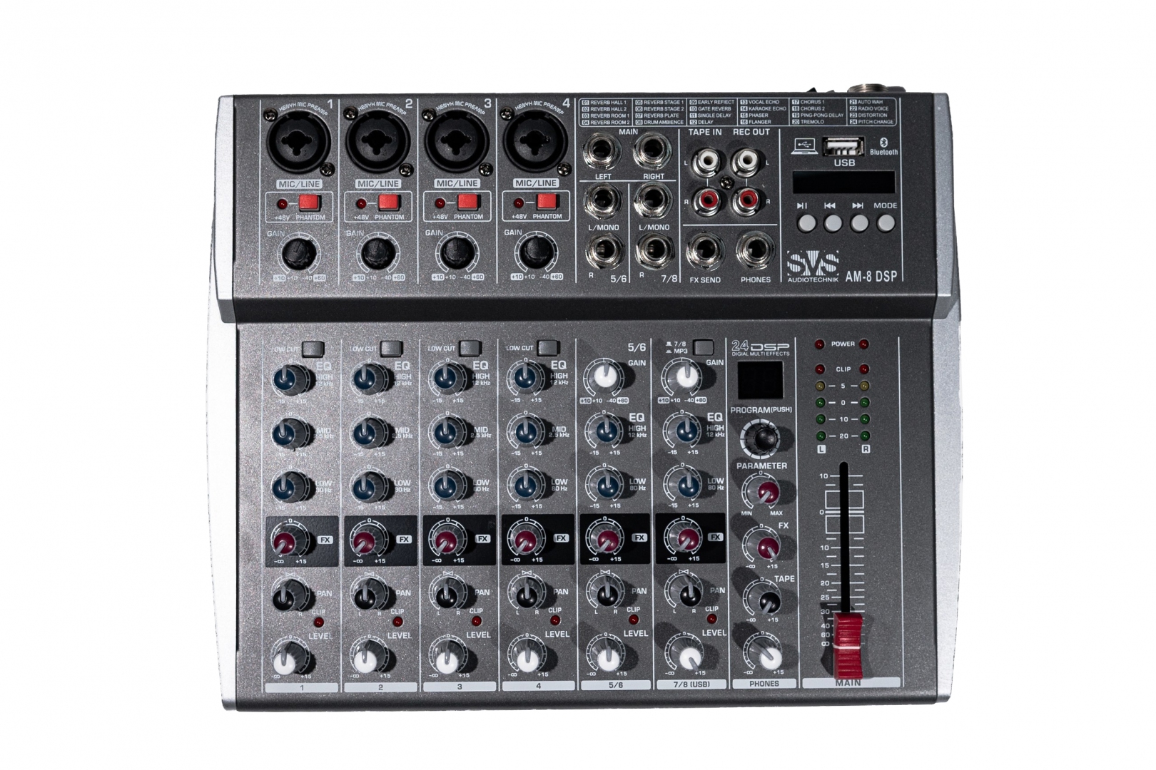 SVS Audiotechnik mixers AM-8 DSP Микшерный пульт аналоговый, 8-канальный в Сатке
